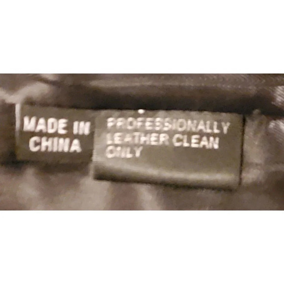 MARCELLO SPORT Mens XLarge Black Lined Leather Coat Zip SUPER SOFT LEATHER - Picture 11 of 12